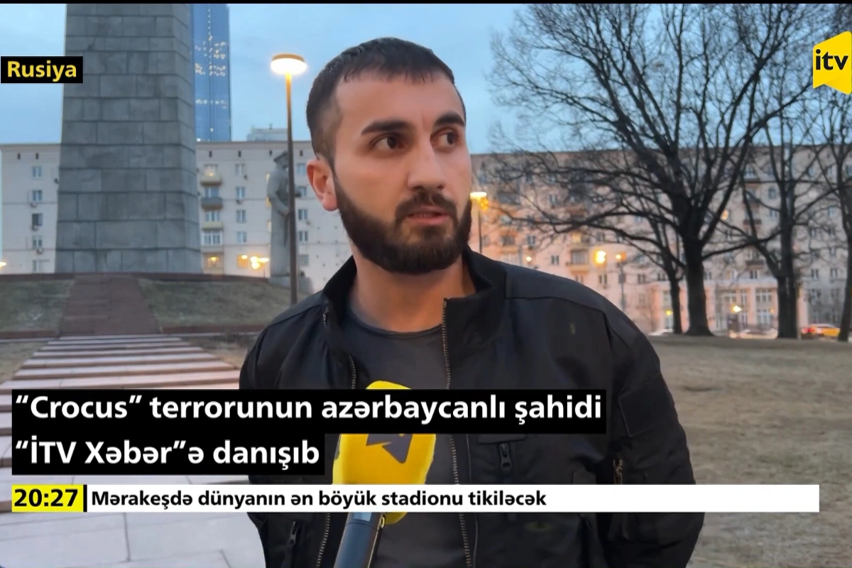 “Crocus” terrorunun azərbaycanlı şahidi: “Ölə bilərdim, anama zəng edib sağollaşdım” - VİDEO